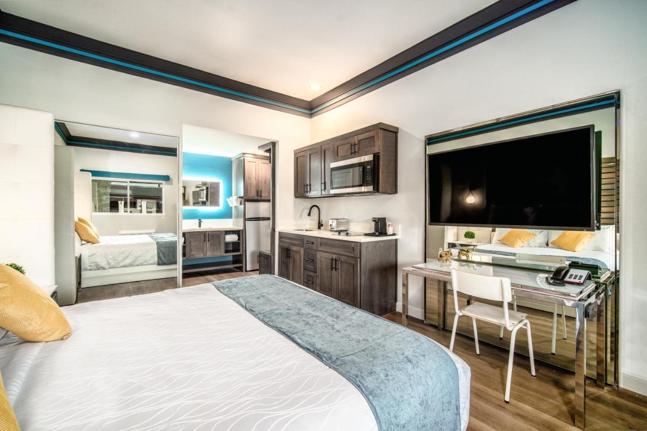 Aspire Inn Studios & Spas Bellflower Exterior foto